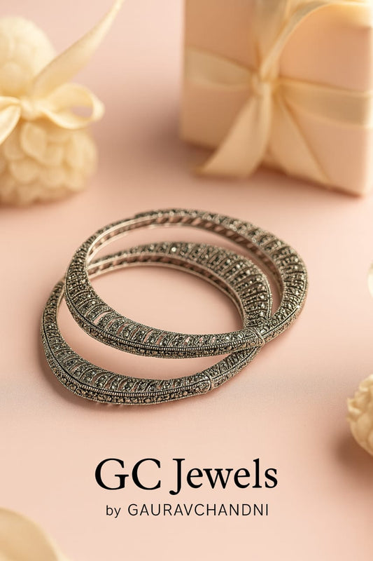 "Exquisite Italian Sterling Silver Openable Bangles – Timeless Luxury by GC Jewels"
