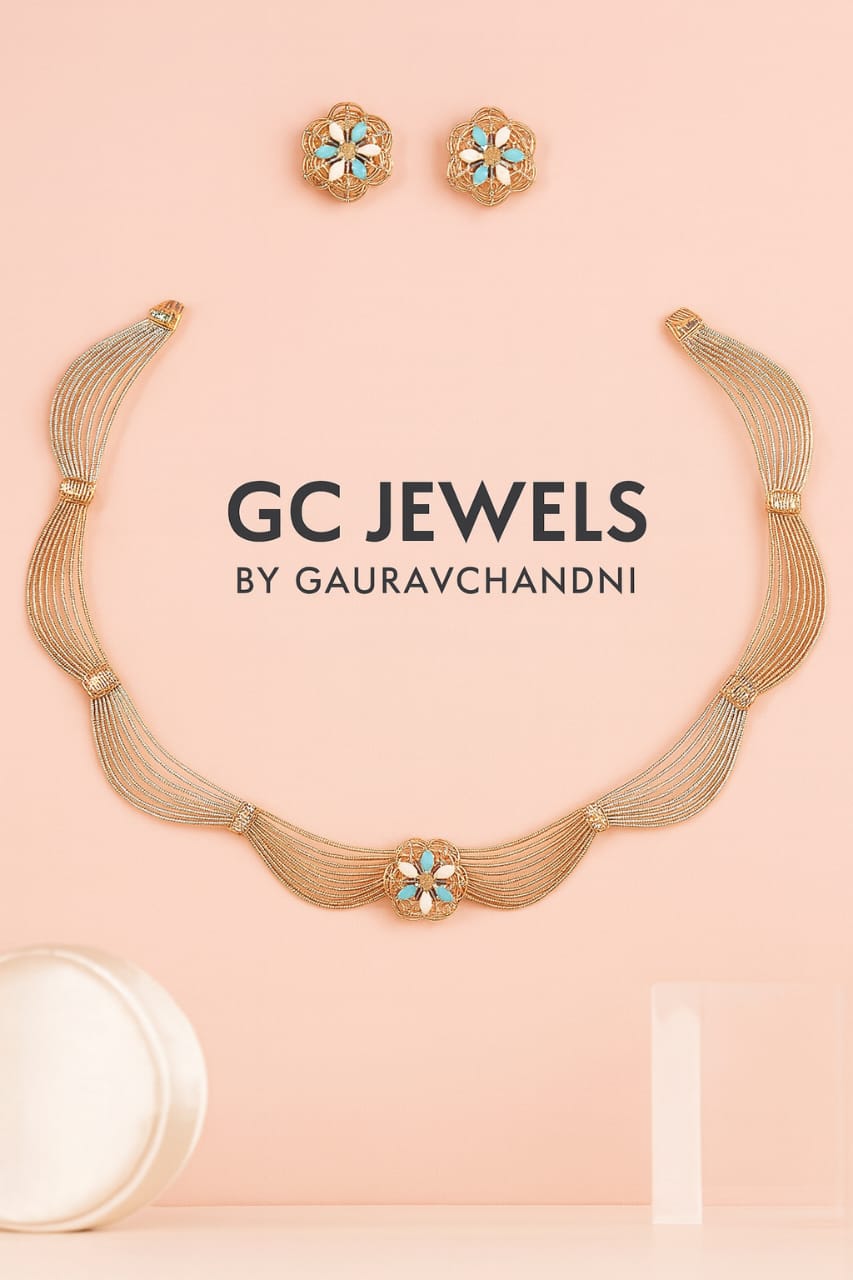 “92.5% Sterling Silver Italian Necklace & Earring Set | Rhodium Polish Luxury Jewelry by GC Jewels”
