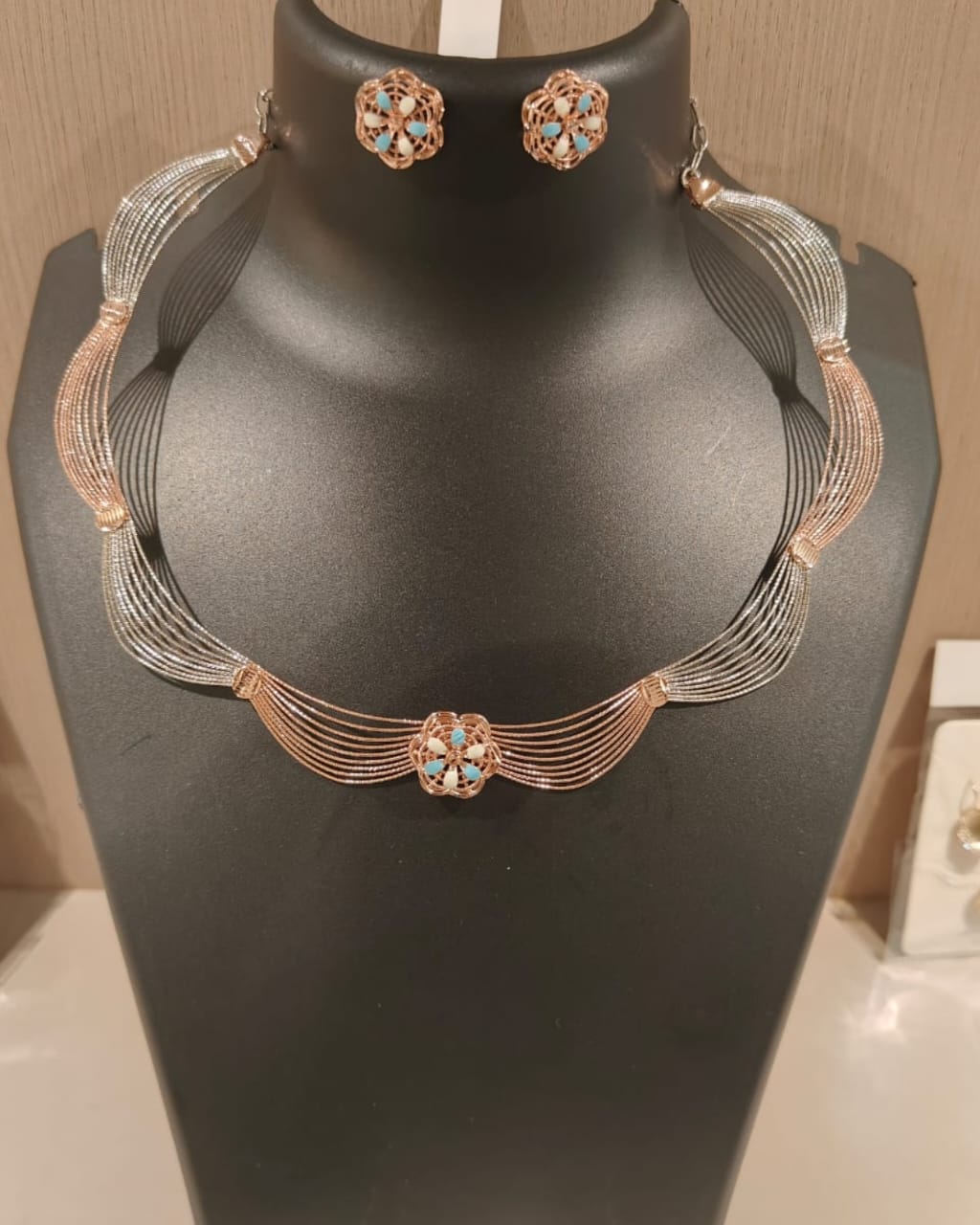“92.5% Sterling Silver Italian Necklace & Earring Set | Rhodium Polish Luxury Jewelry by GC Jewels”